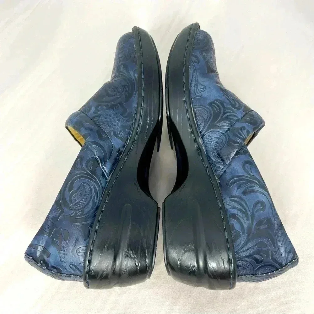 Bass Women’s Clogs 7M Blue Sheena Slip On Mules - Picture 5 of 9